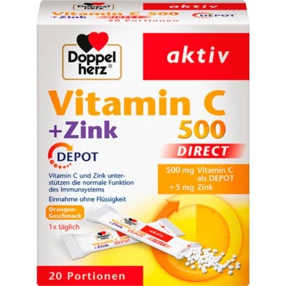 Vitamine C 1000 mg + Zinc + d3 direct dépôt direct granulés