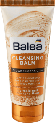 Balea Baume Nettoyant Crème Nettoyante au Sucre Marron & au Chia