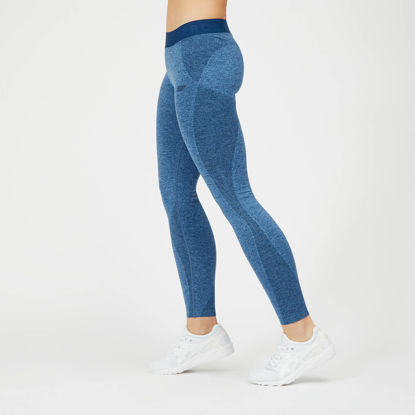 Leggings sans couture Inspire - Cyclisme pour Femme - Bleu