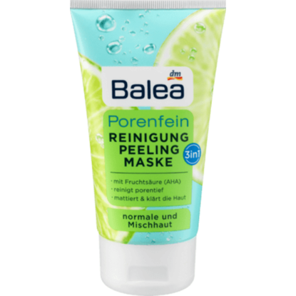 Balea Nettoyant + Peeling + Masque Pores Fins 3-en-1