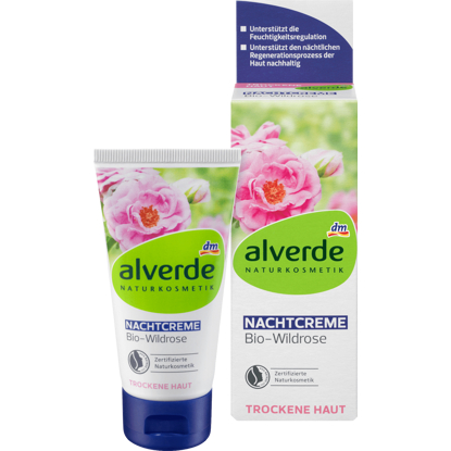 Alverde Crème de Nuit Rose Sauvage