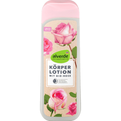 Alverde Lotion Corporelle à la Rose Bio, 250 ml
