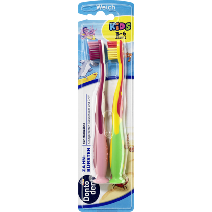 Dontodent Brosse à Dents Enfants, 2 Pièces