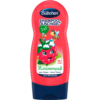 Bübchen Shampoing & Gel Douche Enfant Framboise Fun